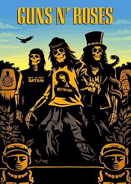 Guns N' Roses Skeleton Band