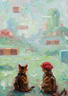 The Feline Leap in Mushroom Valley