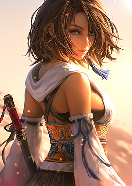 Yuna from Final Fantasy X artwork