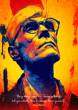 Andy Warhol Pop Art Portrait