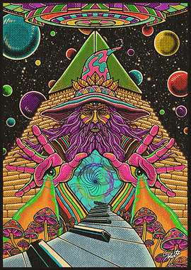 Psychedelic Cosmic Wizard