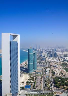Abu Dhabi Skyline, United Arab Emirates