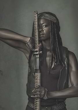 Michonne with Katana, The Walking Dead