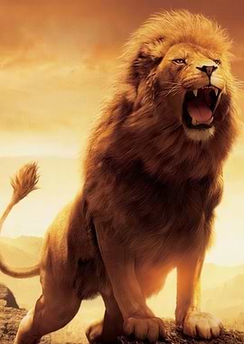 Roaring Lion Portrait