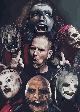 Slipknot Band Members Portrait