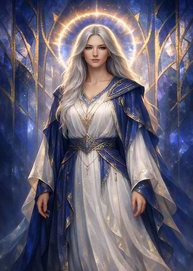 Indigo Seraph of Stillness