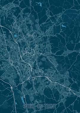 Stoke-on-Trent City Map
