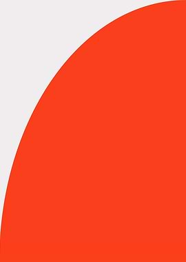 Abstract Orange and White Graphic