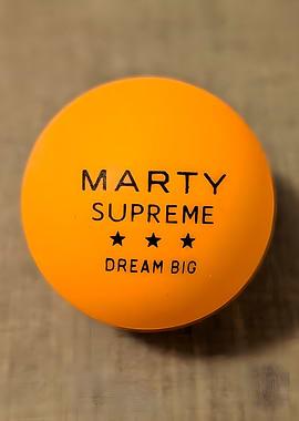 Orange Ping Pong Ball