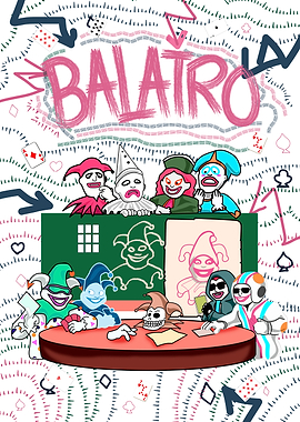 Balatro Card Game Illustration