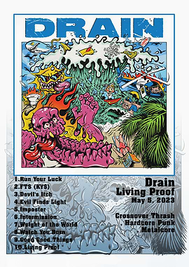 Drain Living Proof Album Art