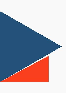 Czech Republic Flag Minimalist Design