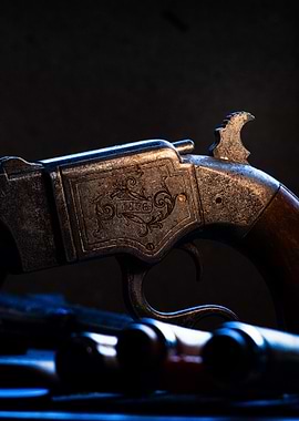 Antique Rifle Close-Up