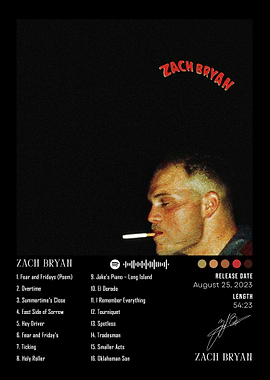 Zach Bryan Album Cover