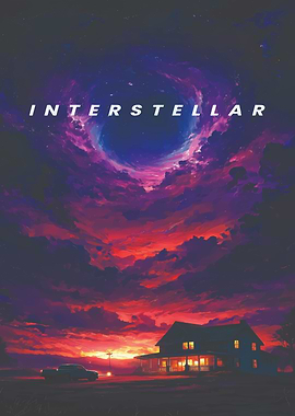 Interstellar Movie Poster Art