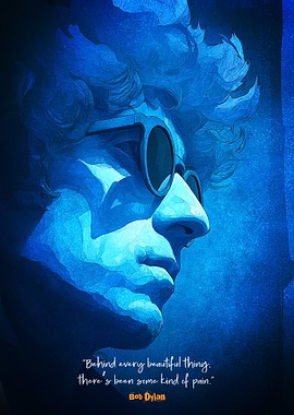 Bob Dylan Art Poster