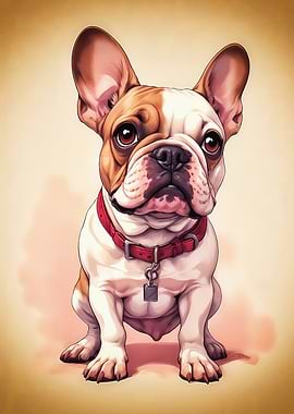 Cute French Bulldog Portrait