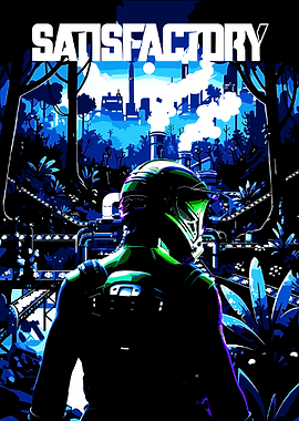 Satisfactory Game Cover Art