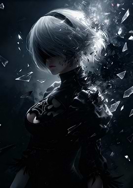 2B NieR: Automata Digital Art