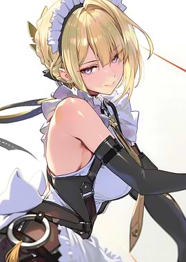 Anime Girl Maid Outfit