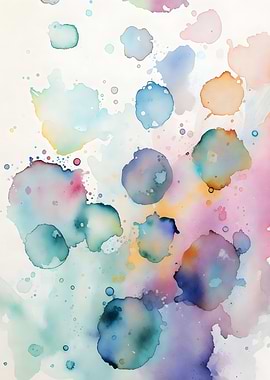 Splatter Abstract Art