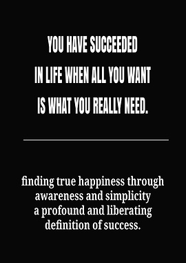 Success and Happiness Quote