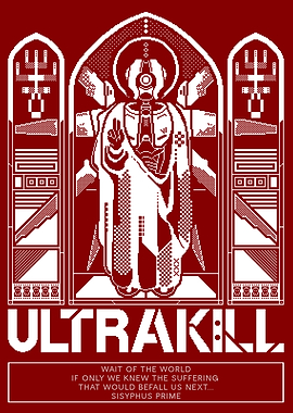 ULTRAKILL Pixel Art Poster