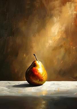 Pear Still Life Painting