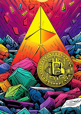 Bitcoin and Ethereum Art