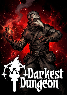 Darkest Dungeon Plague Doctor Illustration