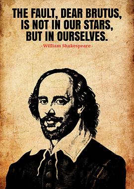 Shakespeare Quote Portrait
