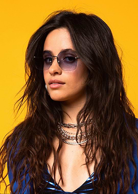 Camila Cabello portrait with sunglasses