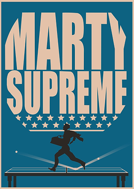 Marty Supreme Retro Poster