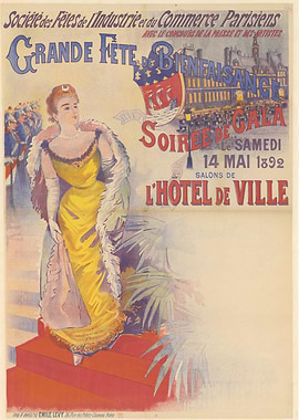 Grande Fete de Bienfaisance Vintage Poster