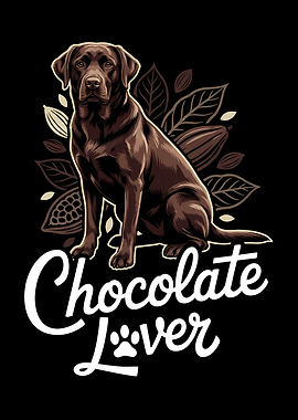 Chocolate Labrador Dog Lover Design