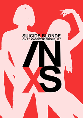 INXS Suicide Blonde Album Cover Art