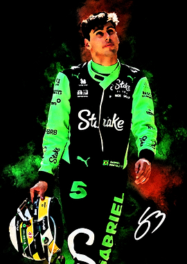 Gabriel Bortoleto Formula Racing Portrait