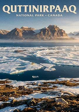 Quttinirpaaq National Park Canada Poster