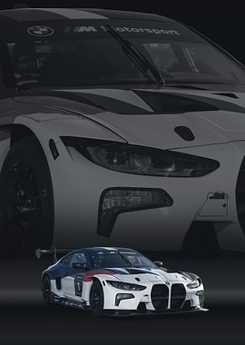 BMW M4 GT4 Race Car