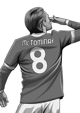 Scott McTominay Black and White Version