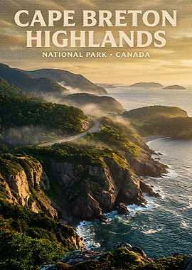 Cape Breton Highlands National Park Poster