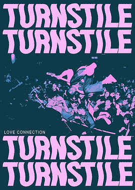 Turnstile Love Connection Concert Poster