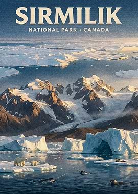 Sirmilik National Park Canada Poster