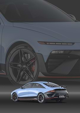 Hyundai Ioniq 6 N Performance Car
