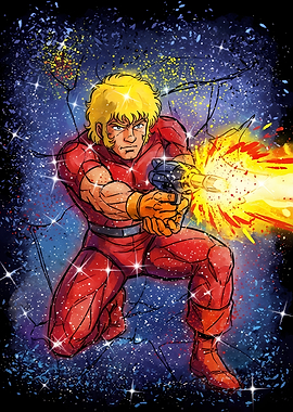 Cobra Space Pirate Action Shot