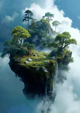 Floating Island in the Sky