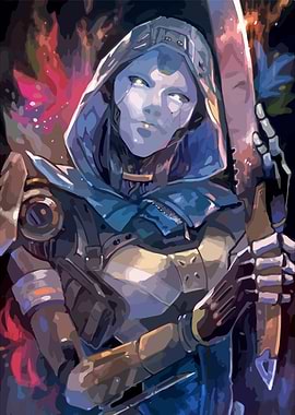 Ash Apex Legends Digital Art
