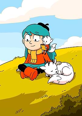 Hilda with Twig and Elf