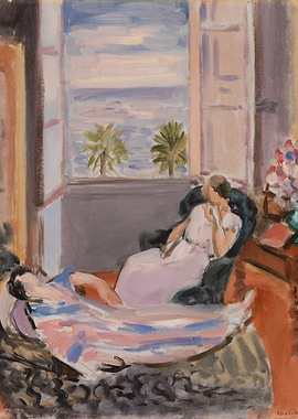 Interior with Figures by Henri Matisse