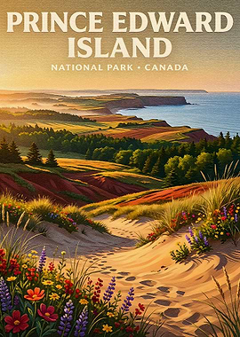 Prince Edward Island National Park Poster